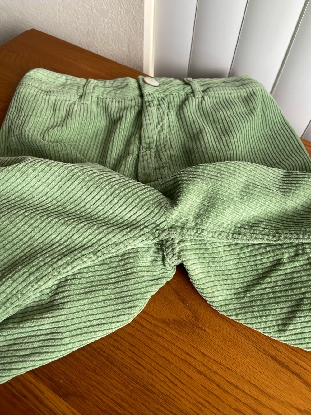 Masscob Corduroy Trousers Green Size EU 40 - Picture 14 of 16
